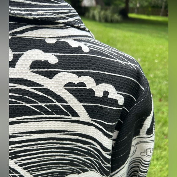 Cupcake International Lagenlook Art to Wear Abstract Slouchy Jacket XL - Picture 8 of 14